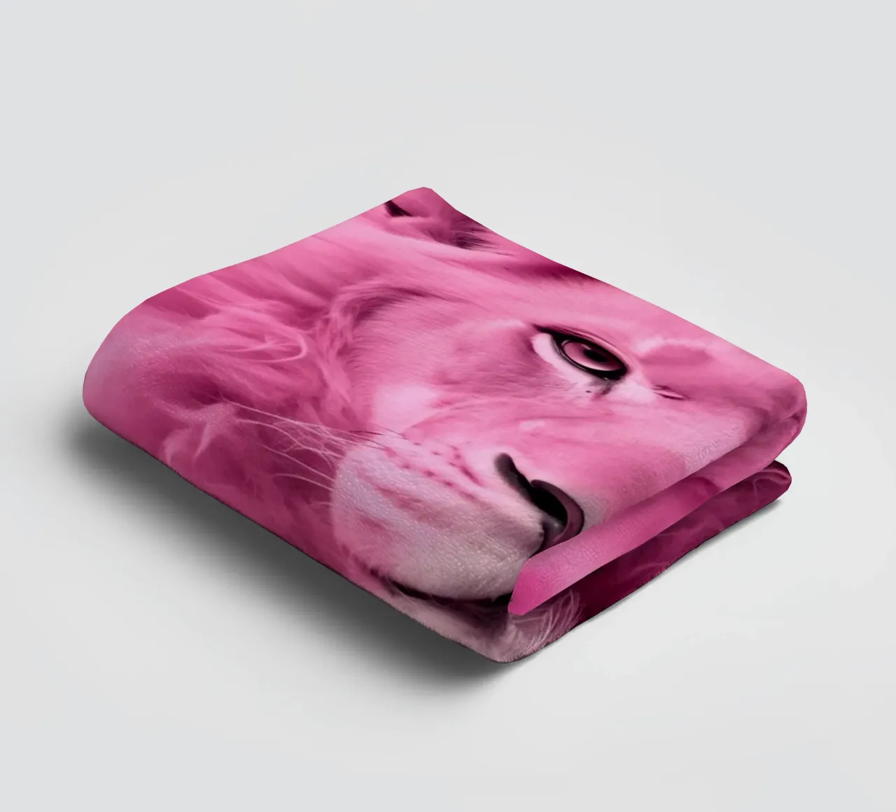 Leone rosa asciugamano da bagno da Imagine