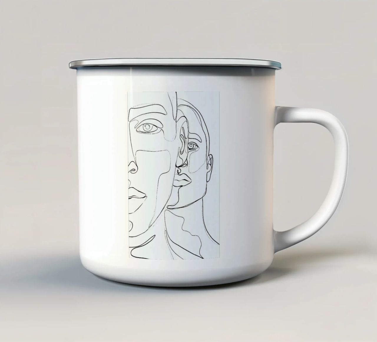 Men tazza in smalto da treechild