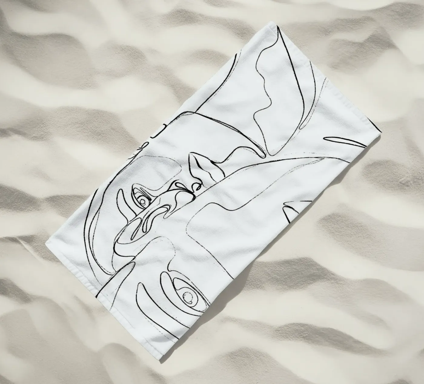 Men strandhanddoek van treechild