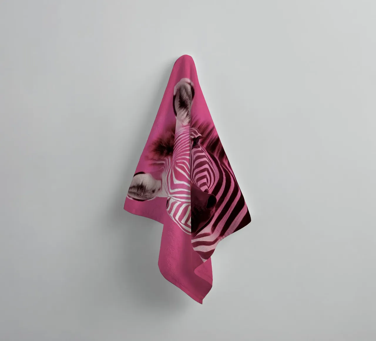 Zebra roze asciugamano da bagno da Imagine