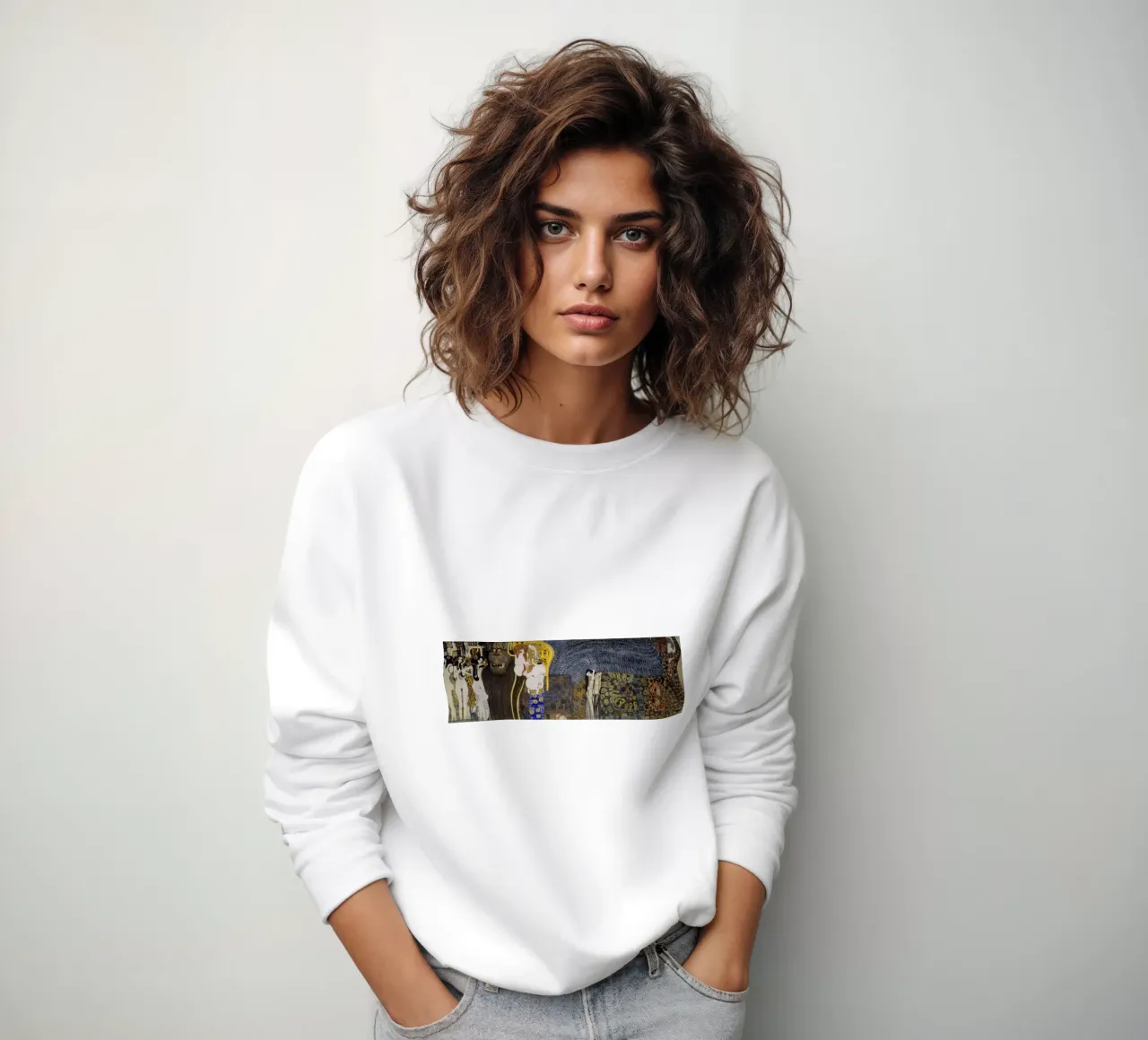 Klimt's "Hostile Powers" - Beethoven Frieze, Symbolism, Myth sweatshirt by ClubArt
