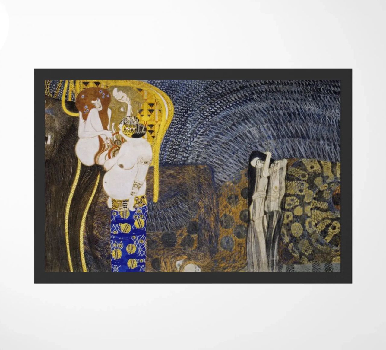 Los "poderes hostiles" de Klimt - Friso de Beethoven, simbolismo, mito felpudo de ClubArt