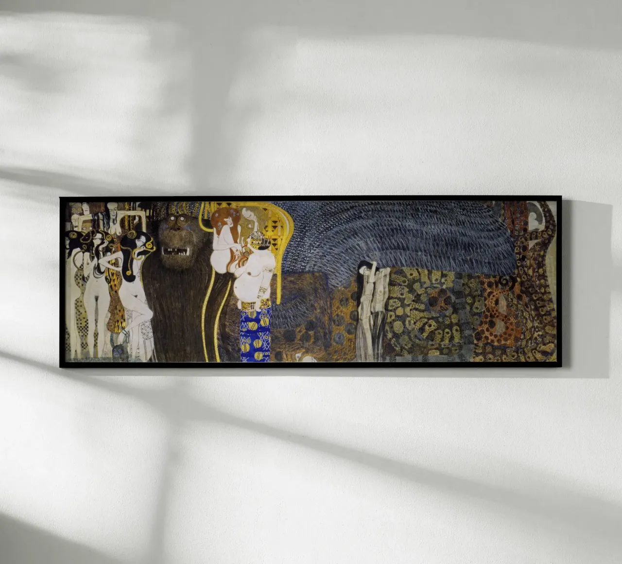 Klimt's "Hostile Powers" - Beethoven Frieze, Symbolism, Myth poster by ClubArt