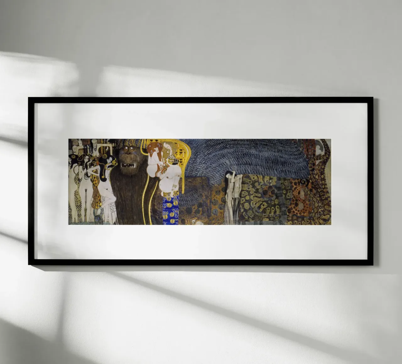 Klimt's "Hostile Powers" - Beethoven Frieze, Symbolism, Myth poster by ClubArt