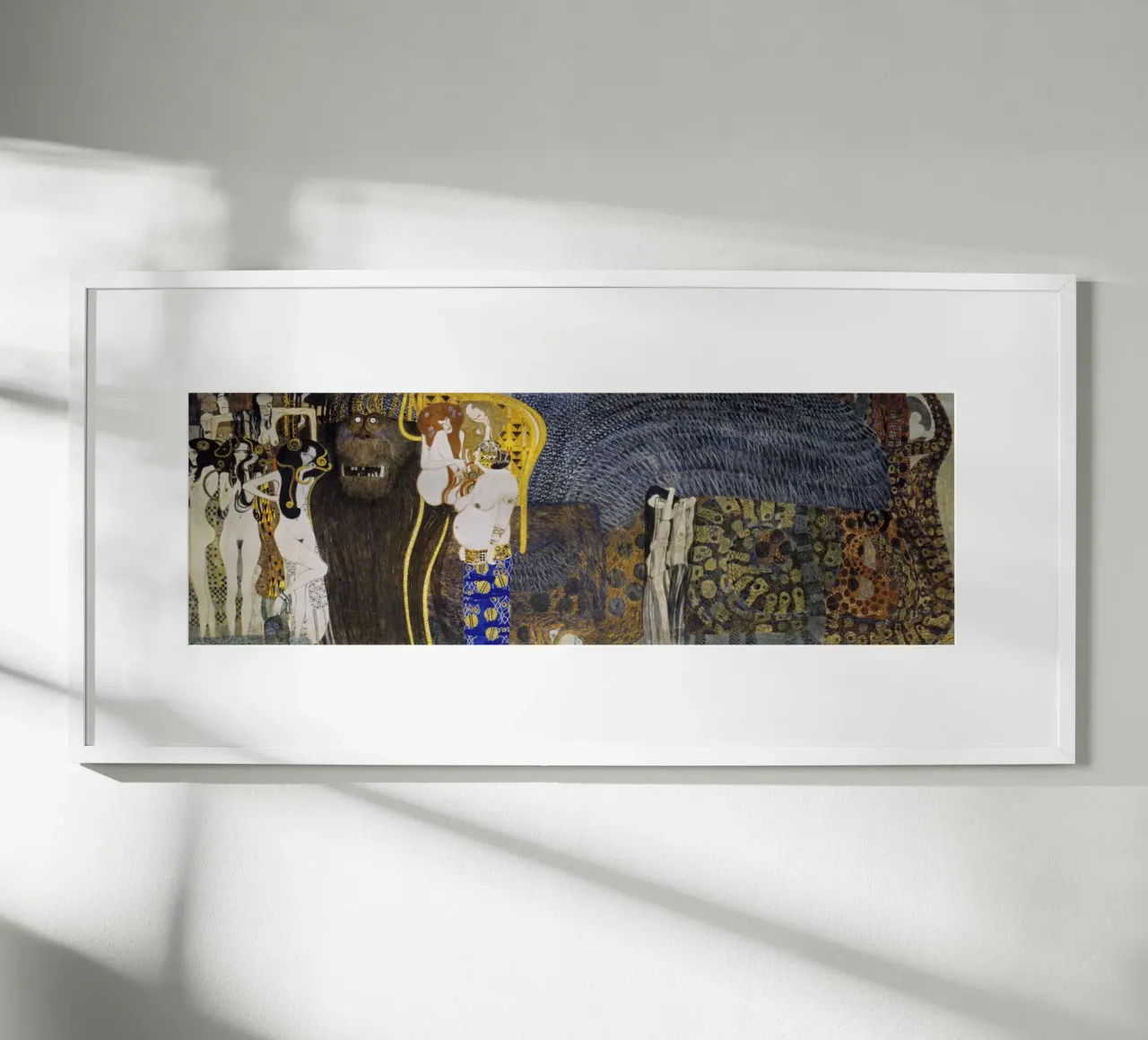 Klimt's "Hostile Powers" - Beethoven Frieze, Symbolism, Myth poster by ClubArt