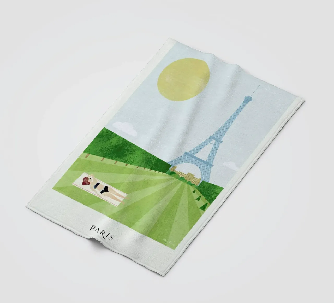 Paris - Series II coperta in pile da Henry Rivers