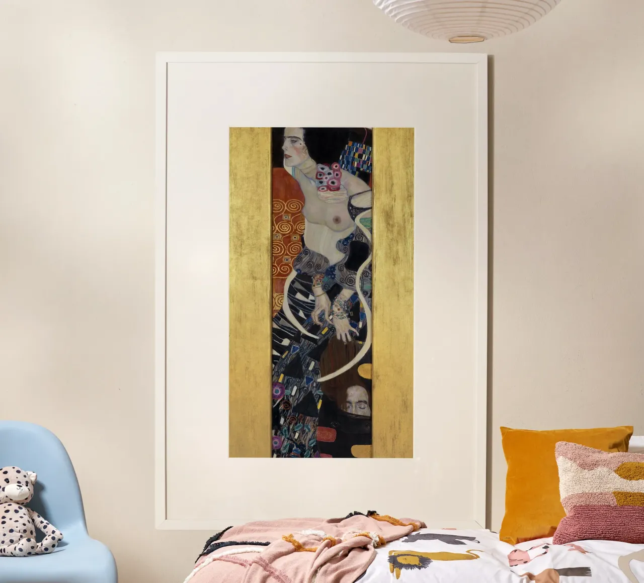 La "Giuditta II (Salomè)" di Klimt - Simbolismo, età dell'oro, intensità poster con telaio in alluminio da ClubArt