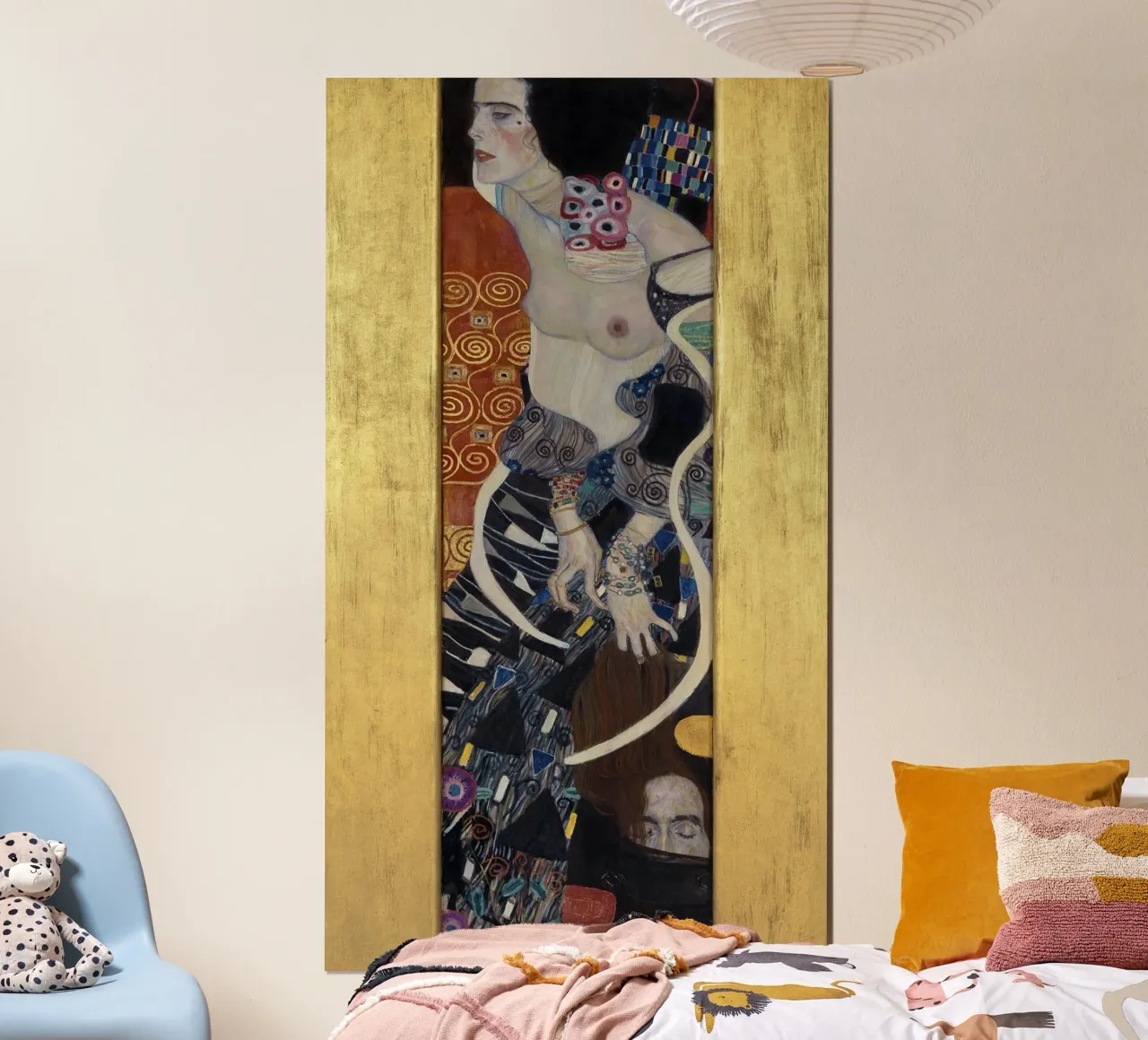 La "Giuditta II (Salomè)" di Klimt - Simbolismo, età dell'oro, intensità poster con telaio in alluminio da ClubArt