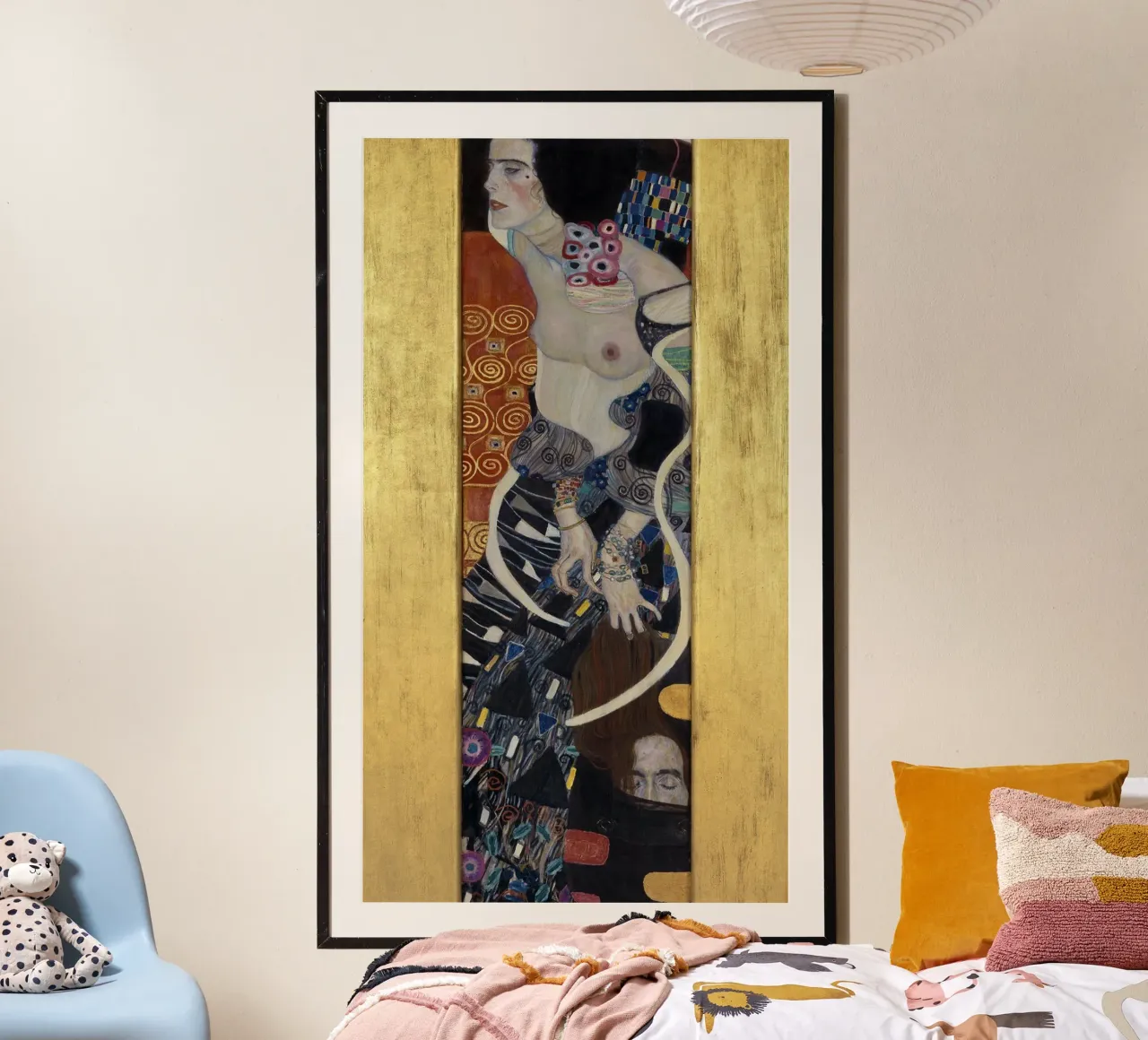 La "Giuditta II (Salomè)" di Klimt - Simbolismo, età dell'oro, intensità poster con telaio in alluminio da ClubArt