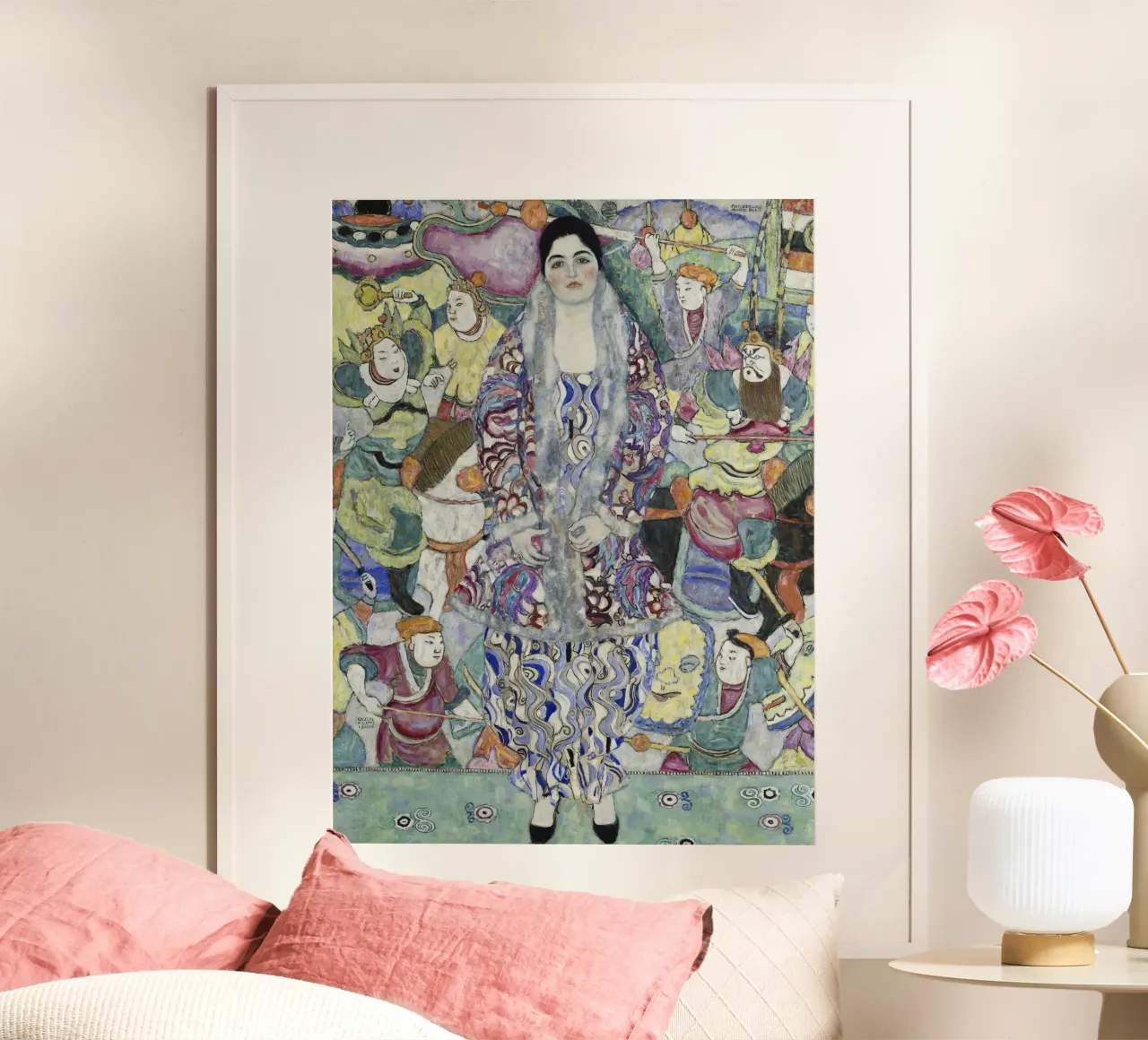 "Friederike Maria Beer" di Klimt - Espressionismo, ritrattistica poster da ClubArt