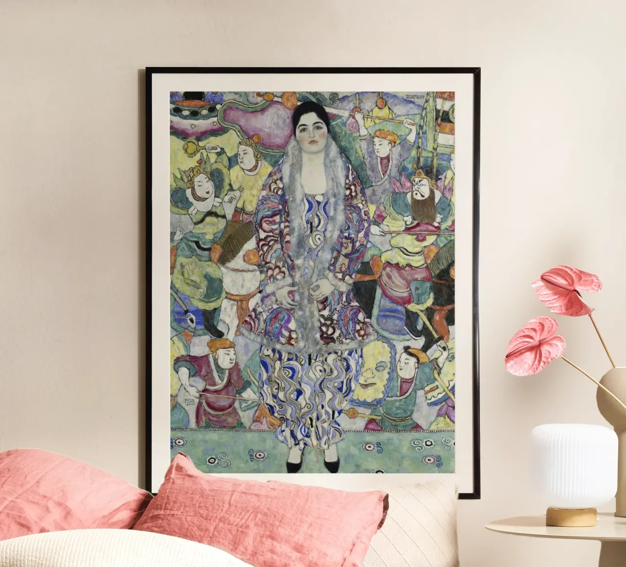 "Friederike Maria Beer" di Klimt - Espressionismo, ritrattistica poster da ClubArt