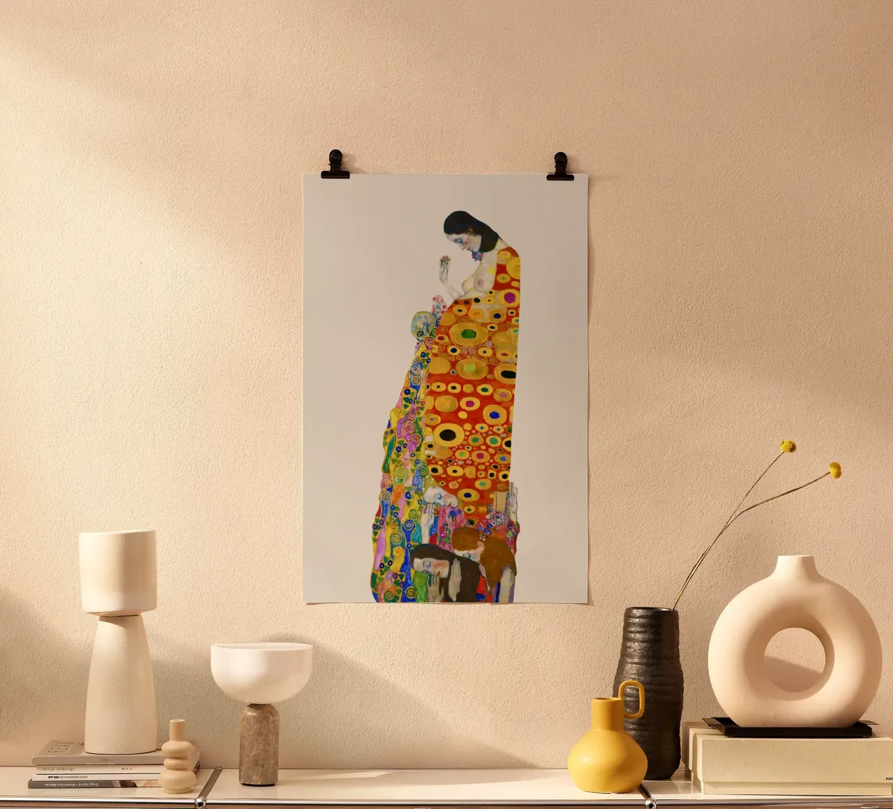Klimts "Hoop II" - Symboliek, moederschap, kunst uit de Gouden Eeuw, Ex poster van ClubArt