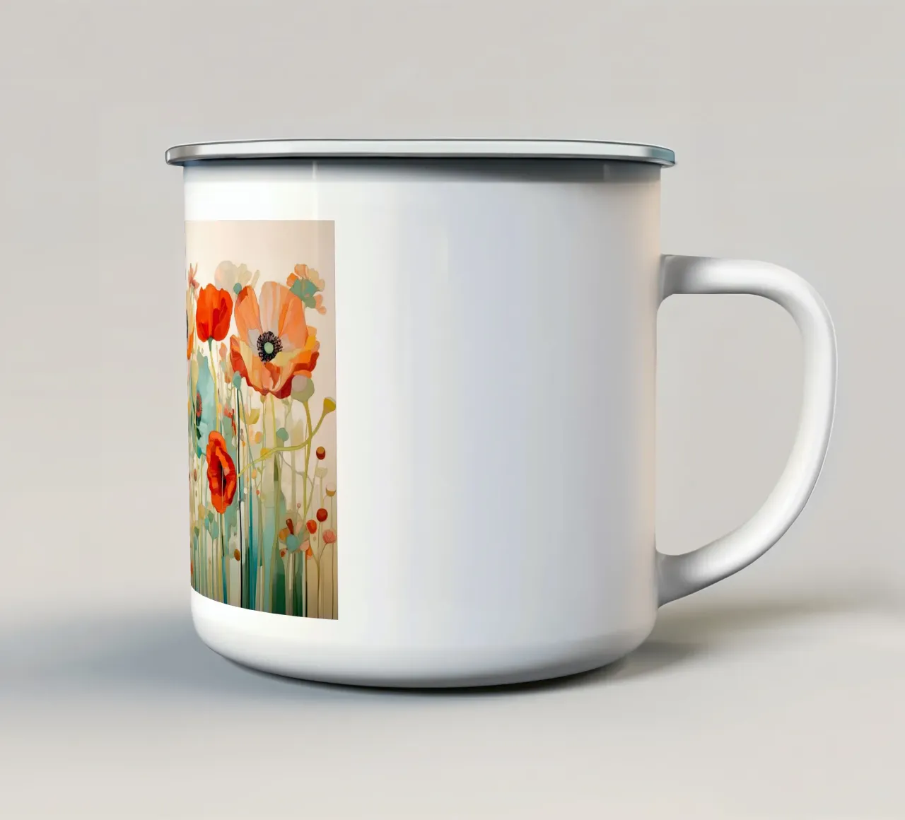 Klaprozen tazza in smalto da Imagine