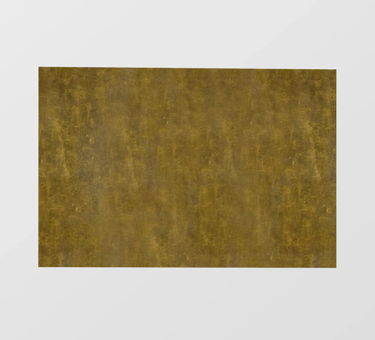 Ispirato a Klimt - Texture oro rustico, arte metallizzata vintage P telo in pvc da ClubArt