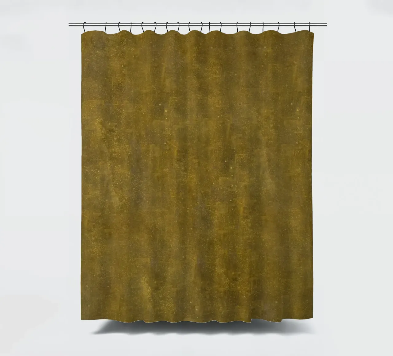Ispirato a Klimt - Texture oro rustico, arte metallizzata vintage P tenda da doccia da ClubArt