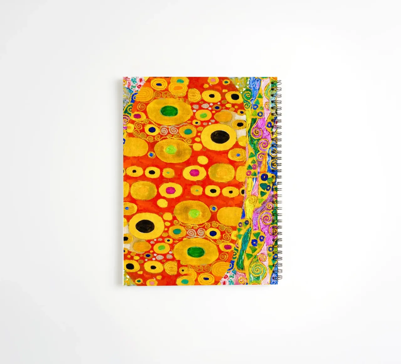 L'astratto "Speranza II" di Klimt - Età dell'oro, motivi vivaci, ma diario ad anelli da ClubArt