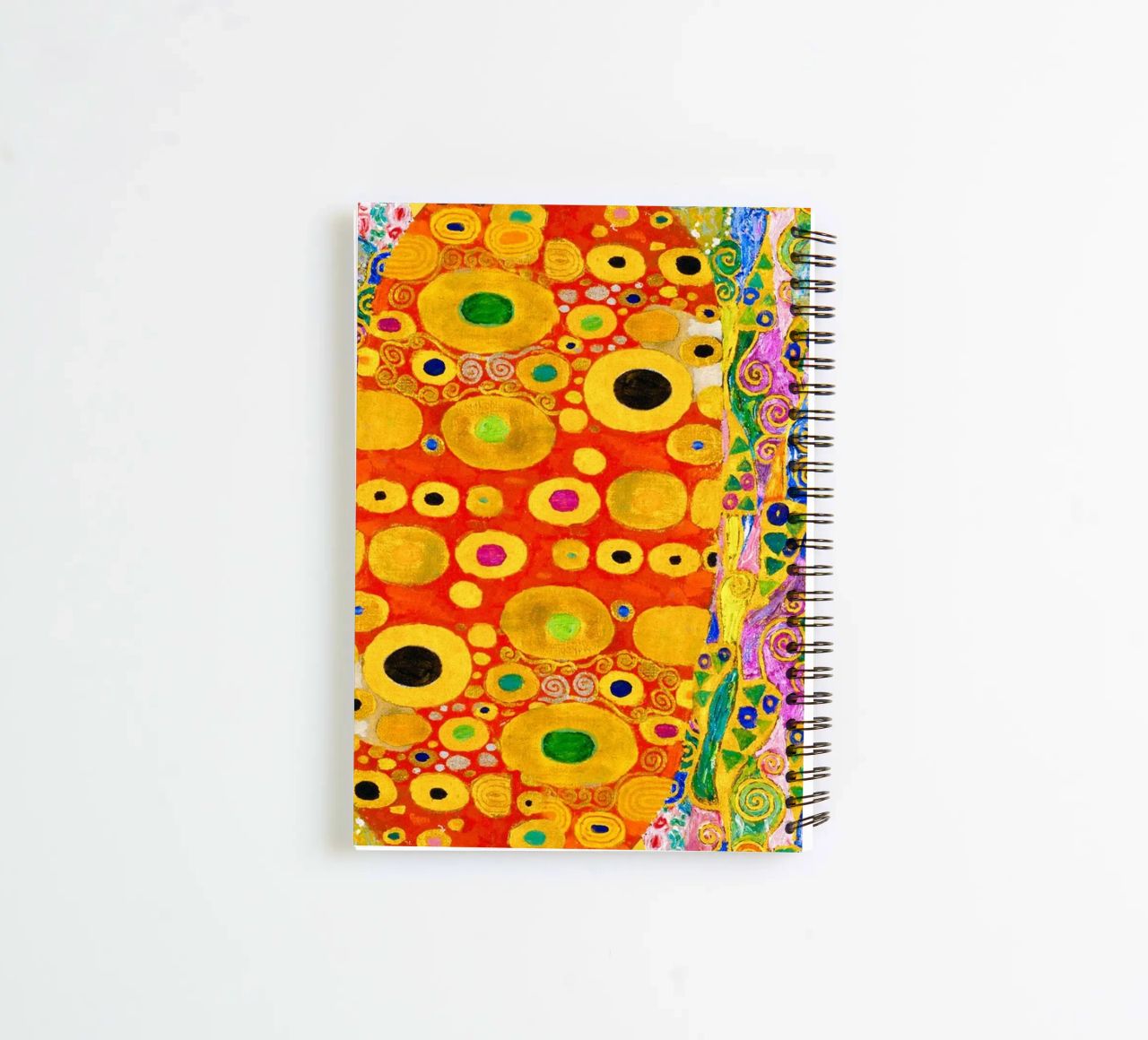 Klimt's "Hope II" Abstract - Golden Age, Vibrant Pattern, Ma spiral notebook by ClubArt