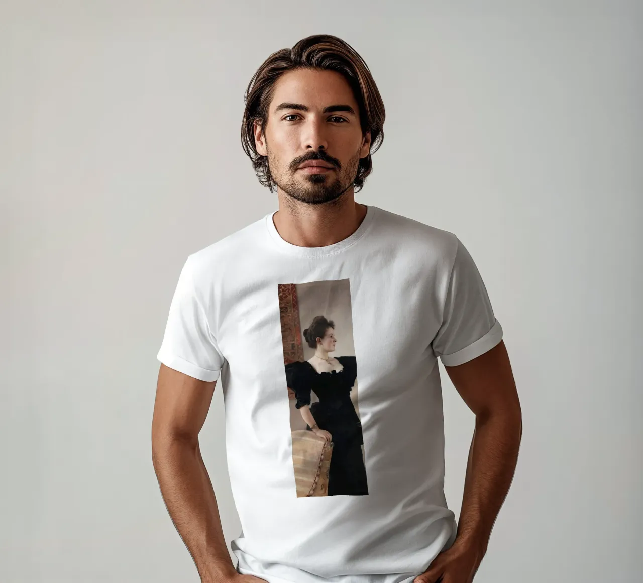 Marie Breunig" di Klimt - Accademico, ritratto, XIX secolo t-shirt da ClubArt
