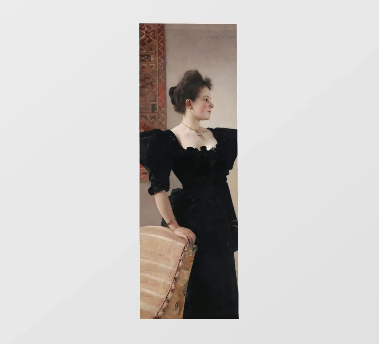 Marie Breunig" di Klimt - Accademico, ritratto, XIX secolo telo in pvc da ClubArt