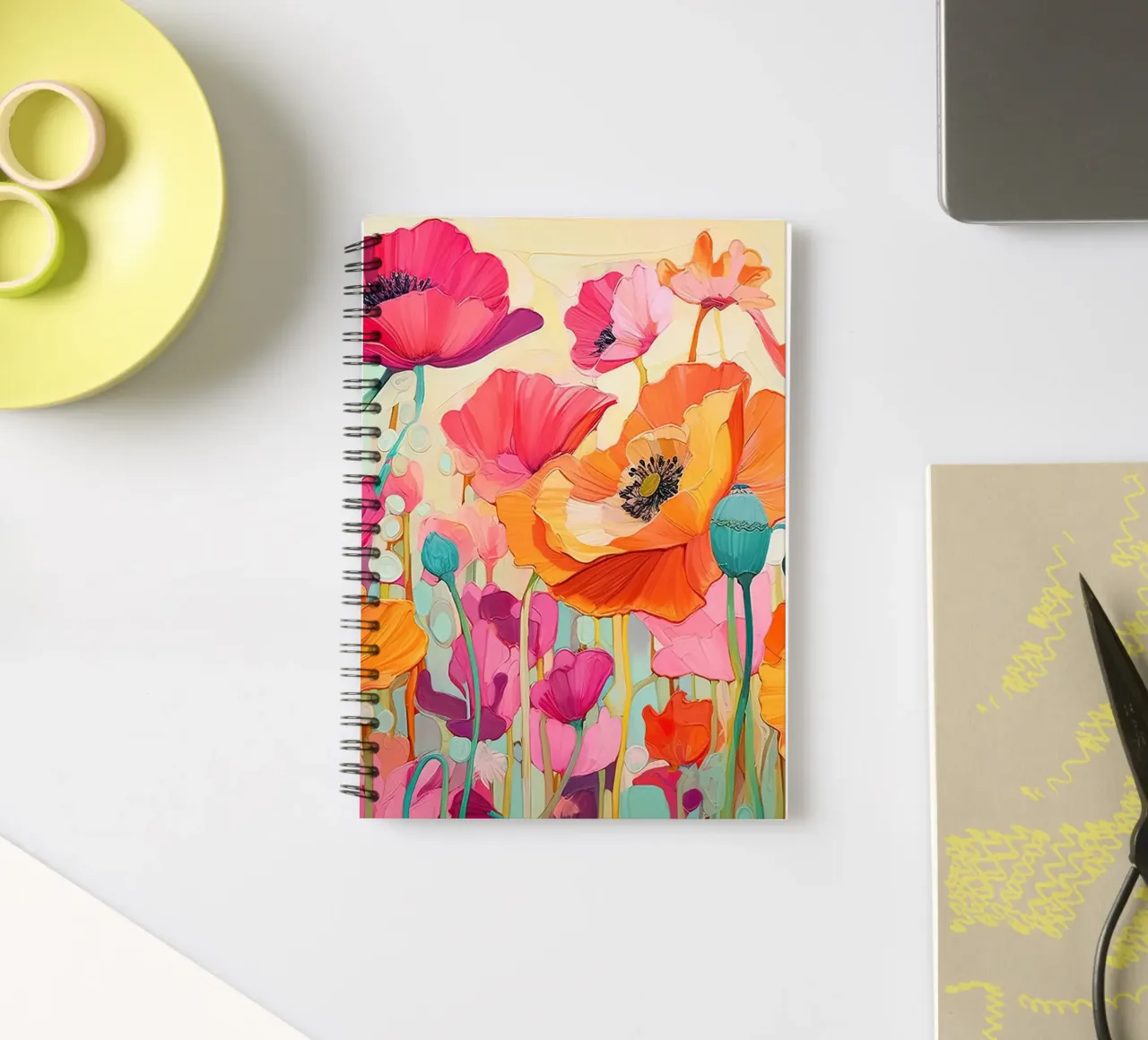 Klaprozen spiral notebook by Imagine