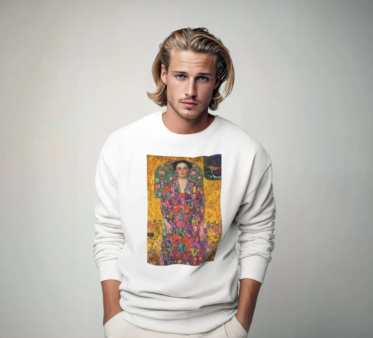Eugenia Primavesi" di Klimt - Espressionismo, ritrattistica, Vi felpa da ClubArt