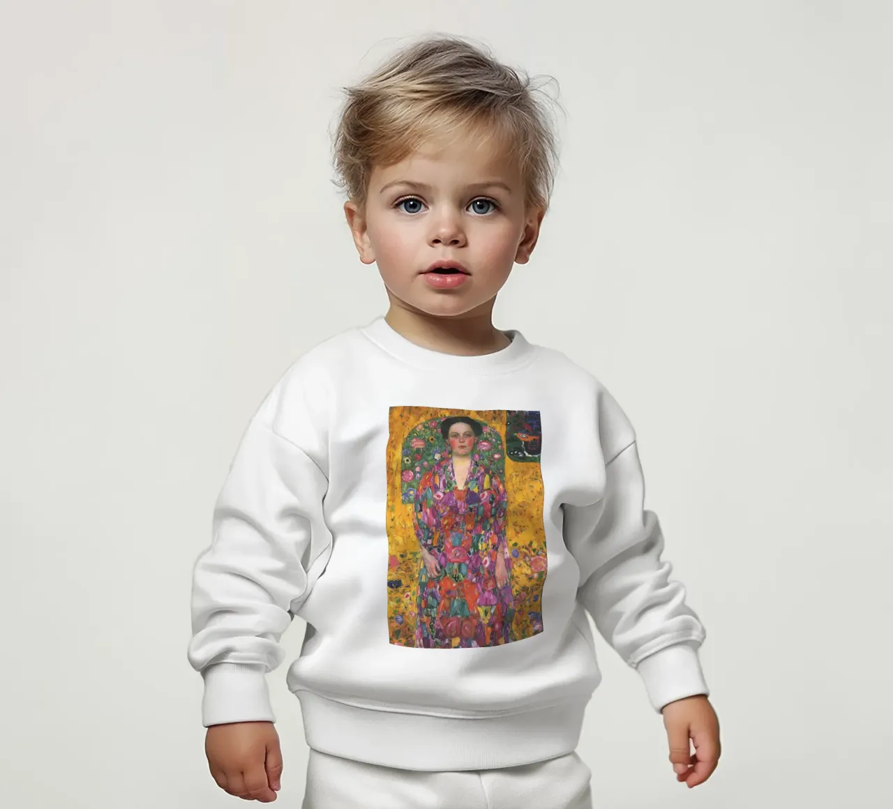 Eugenia Primavesi" di Klimt - Espressionismo, ritrattistica, Vi felpa neonato da ClubArt