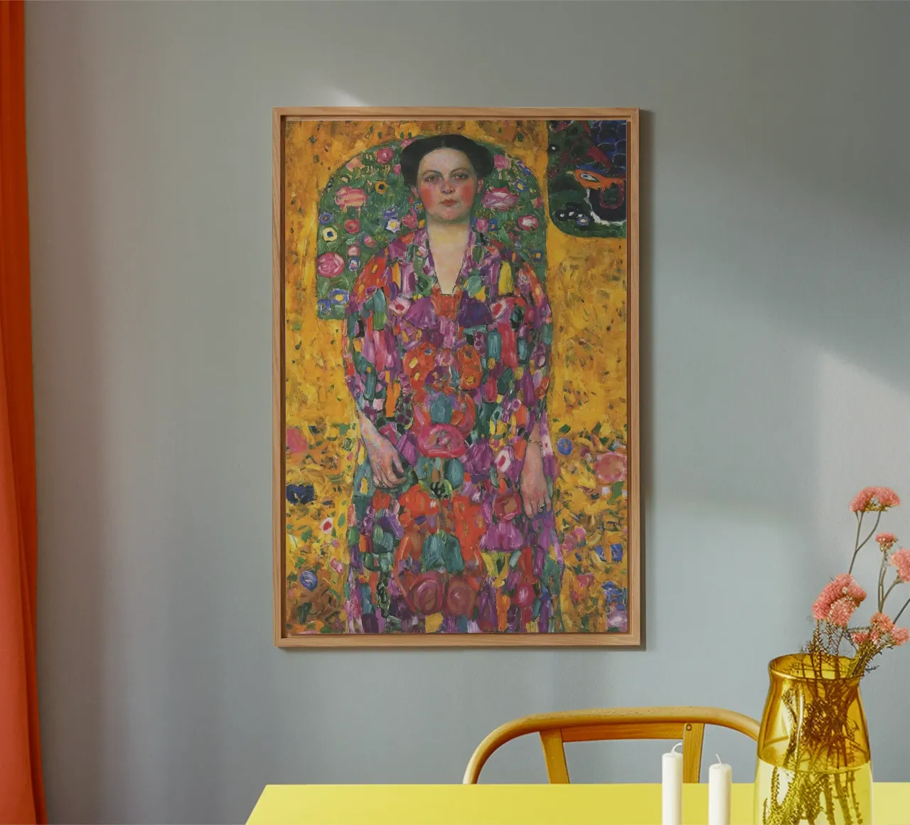 Eugenia Primavesi" di Klimt - Espressionismo, ritrattistica, Vi alluminio dibond da ClubArt