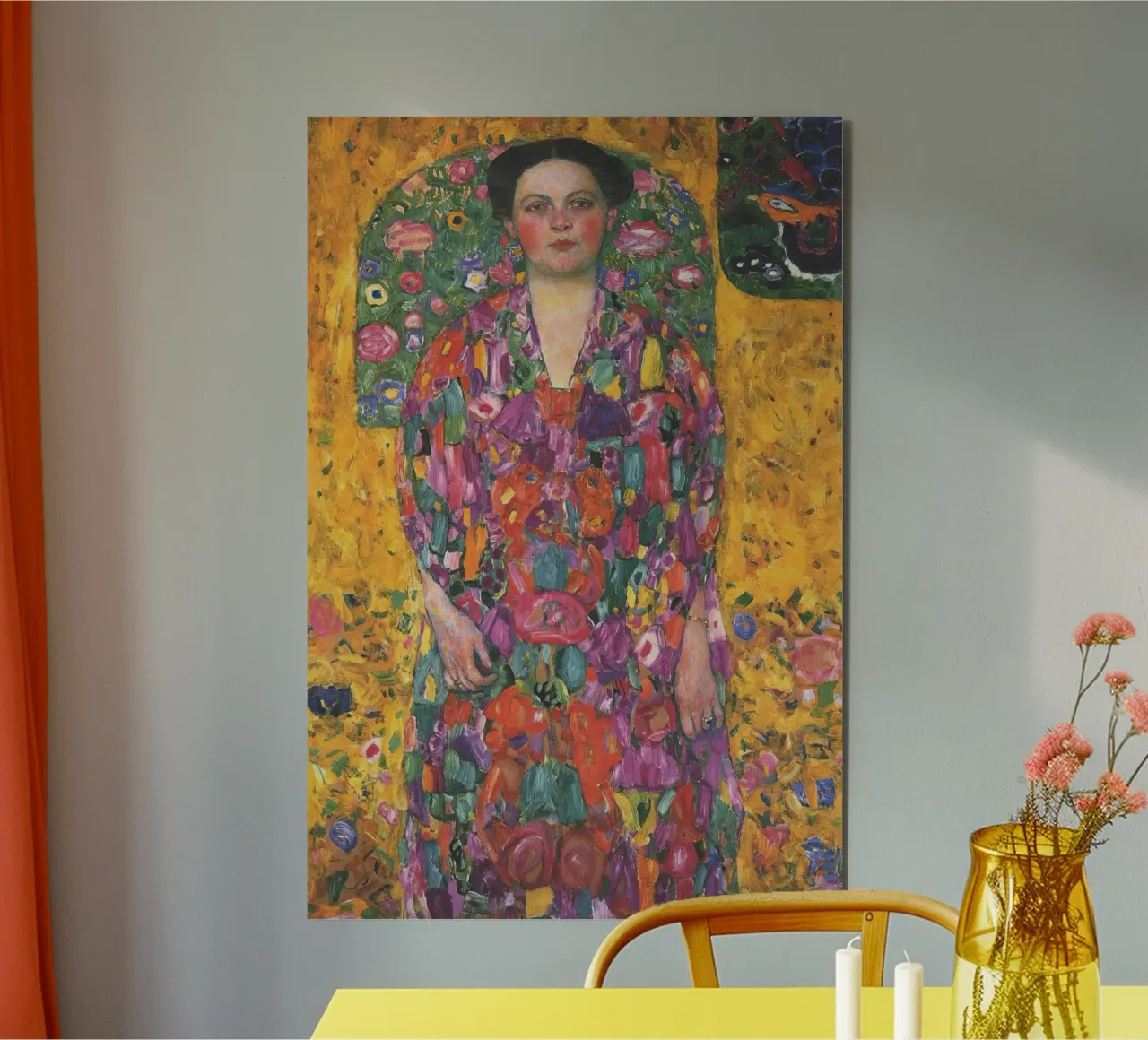 Eugenia Primavesi" di Klimt - Espressionismo, ritrattistica, Vi alluminio dibond da ClubArt