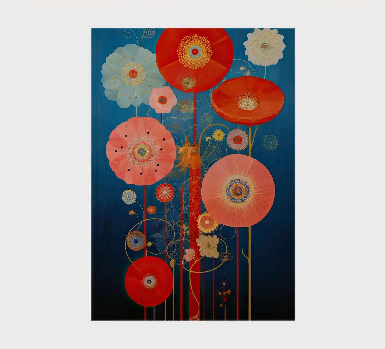 Klaprozen abstract notebook by Imagine