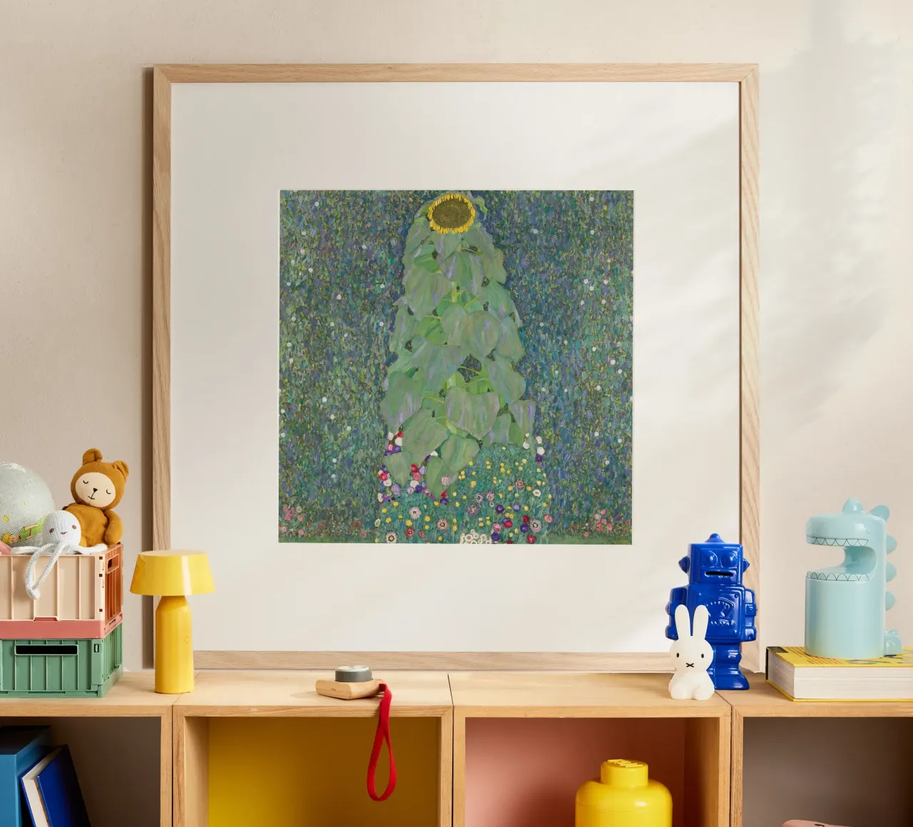 Il "Girasole" di Klimt - Puntinismo, Natura, Giardino botanico poster da ClubArt