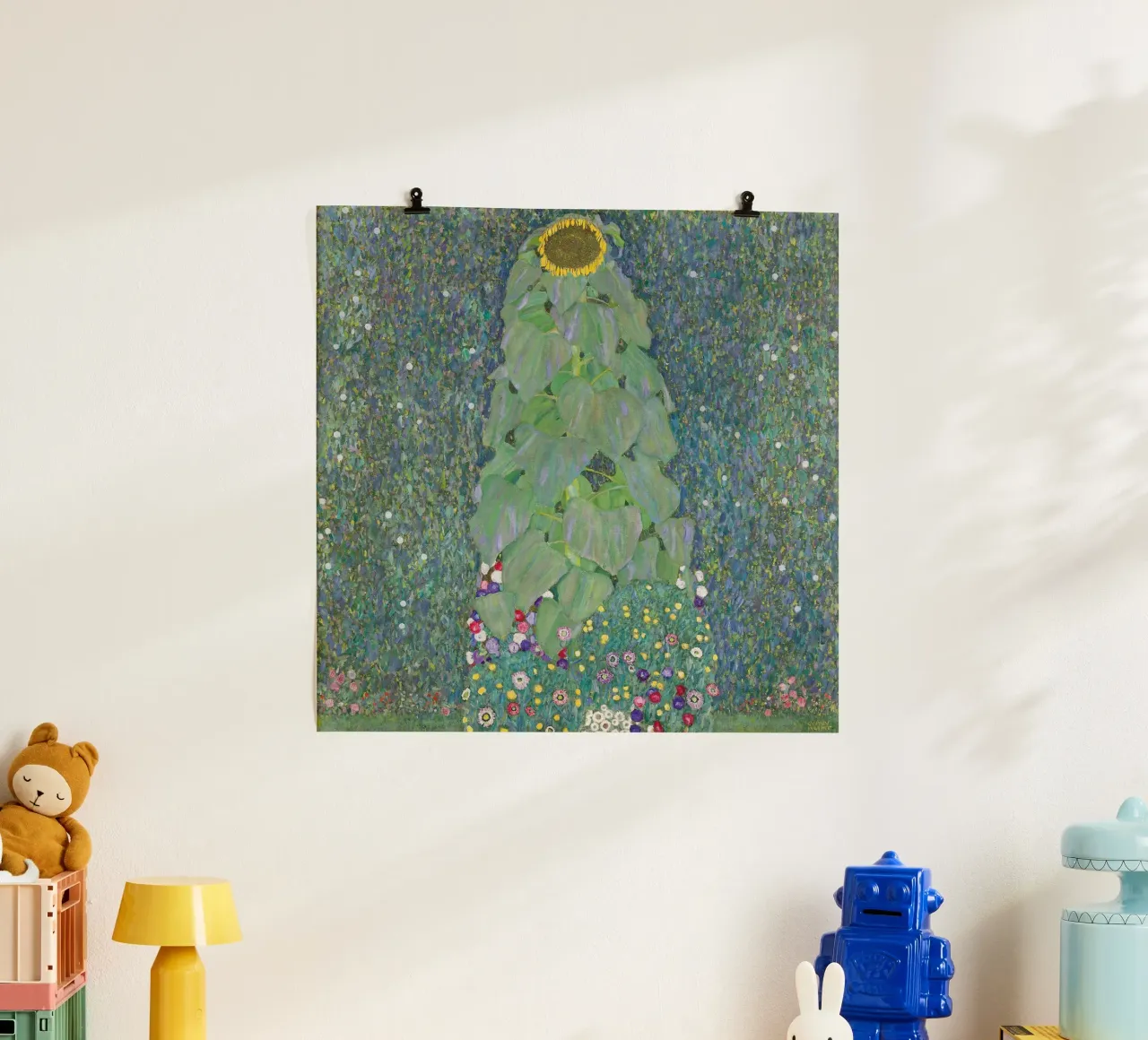 Il "Girasole" di Klimt - Puntinismo, Natura, Giardino botanico poster da ClubArt