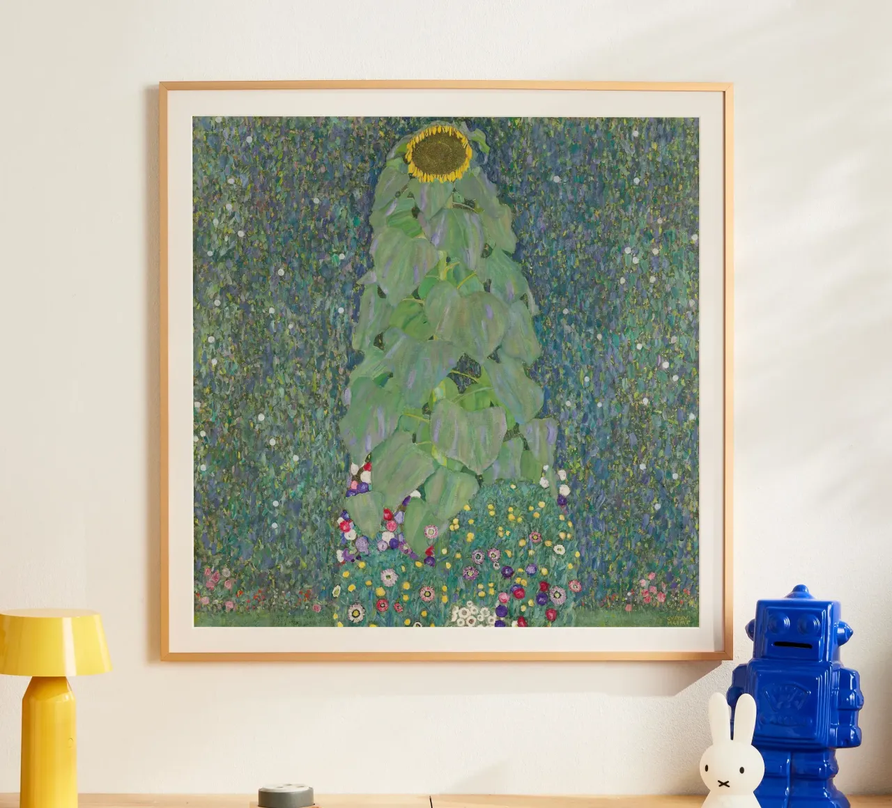 Il "Girasole" di Klimt - Puntinismo, Natura, Giardino botanico poster da ClubArt
