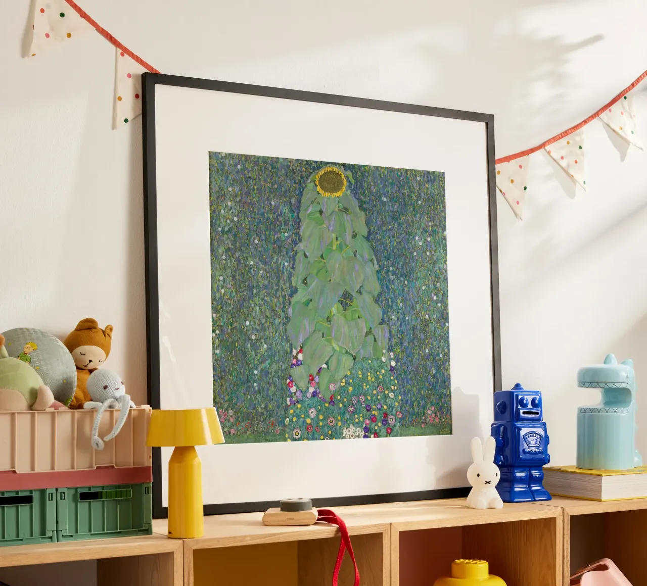 Il "Girasole" di Klimt - Puntinismo, Natura, Giardino botanico poster da ClubArt
