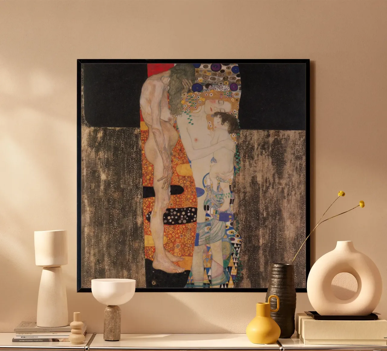 Klimts "Drei Lebensalter der Frau" - Symbolik, Lebenszyklus, Emoti Poster von ClubArt