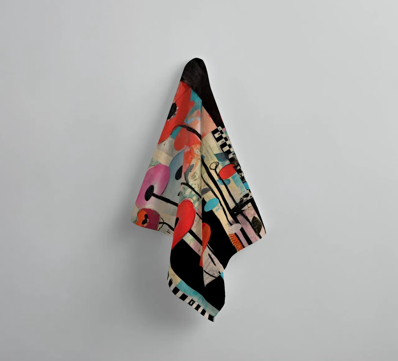 Klaprozen abstract towel by Imagine