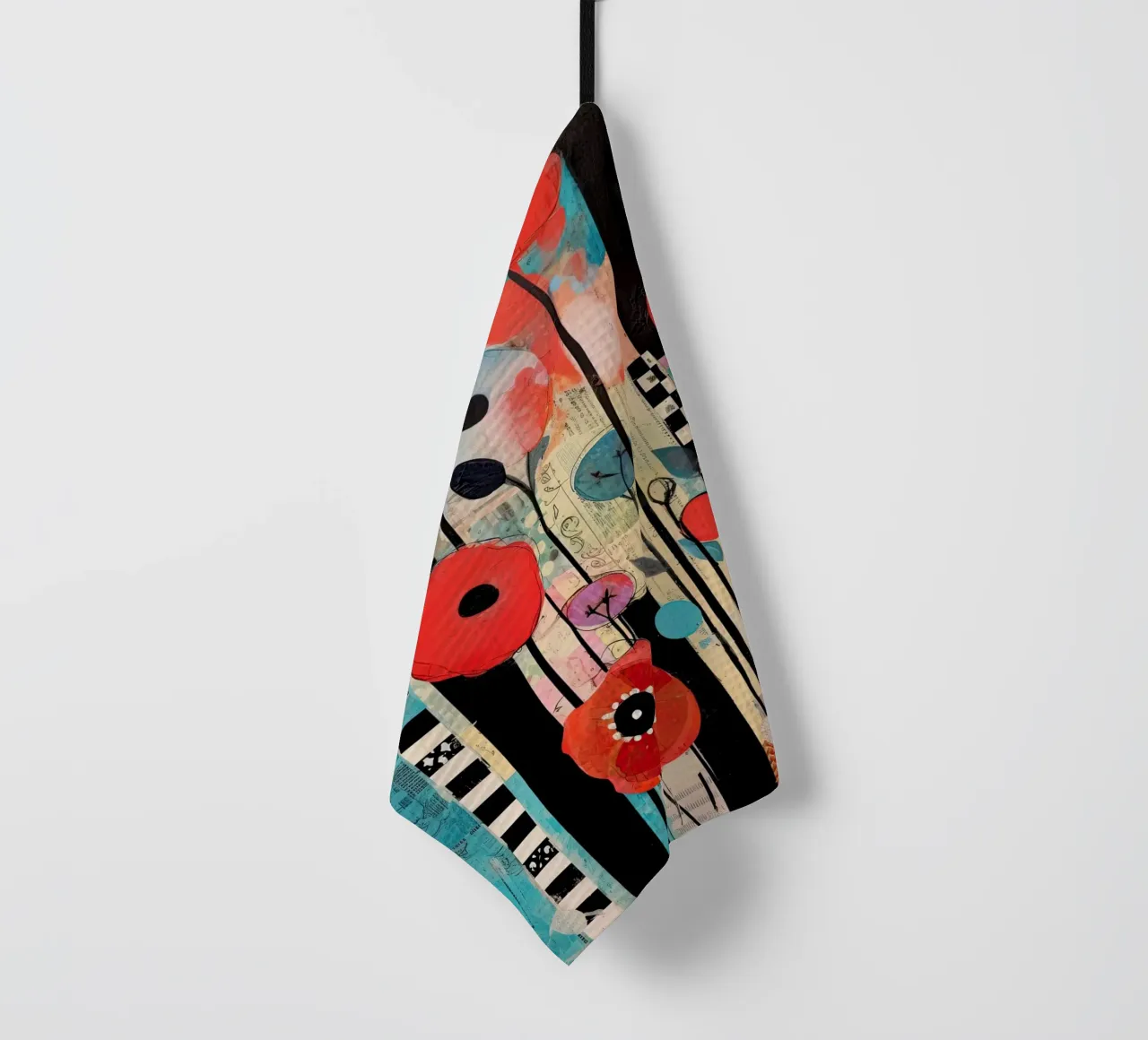 Klaprozen abstract torchon de Imagine