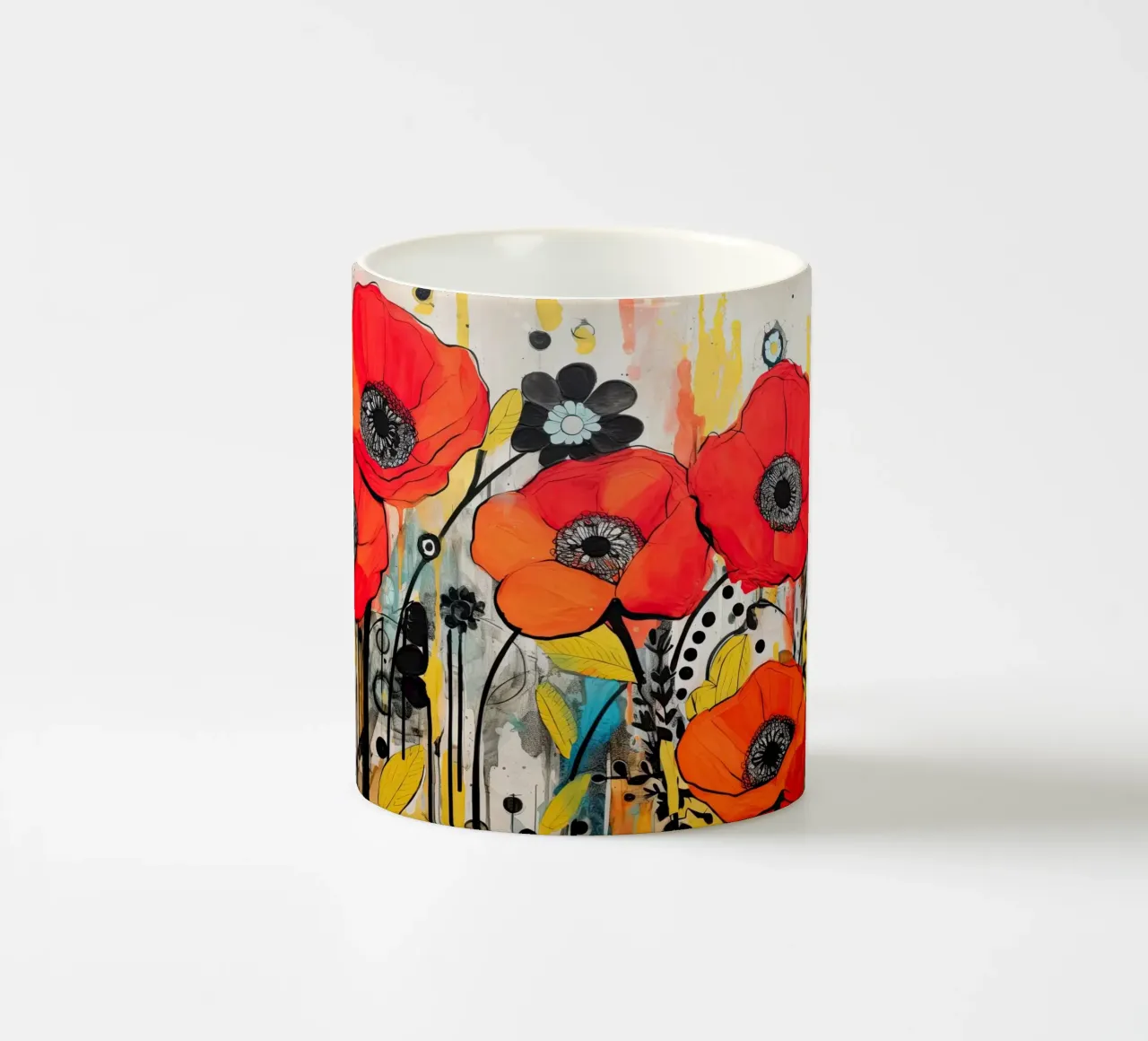 Astratto di Klaproos tazza in ceramica da Imagine