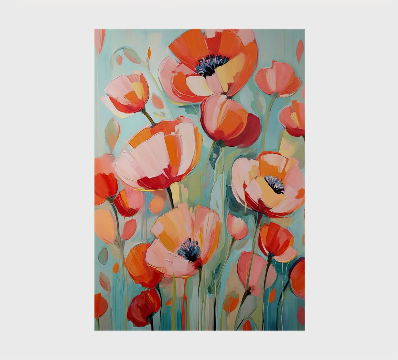 Klaprozen abstract notebook by Imagine
