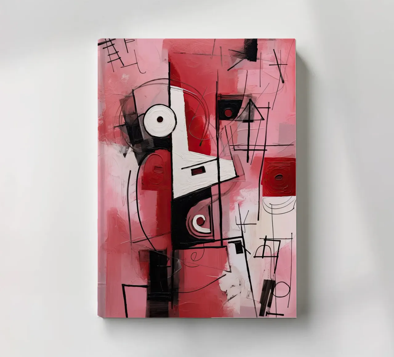 Abstract rood notebook by Imagine
