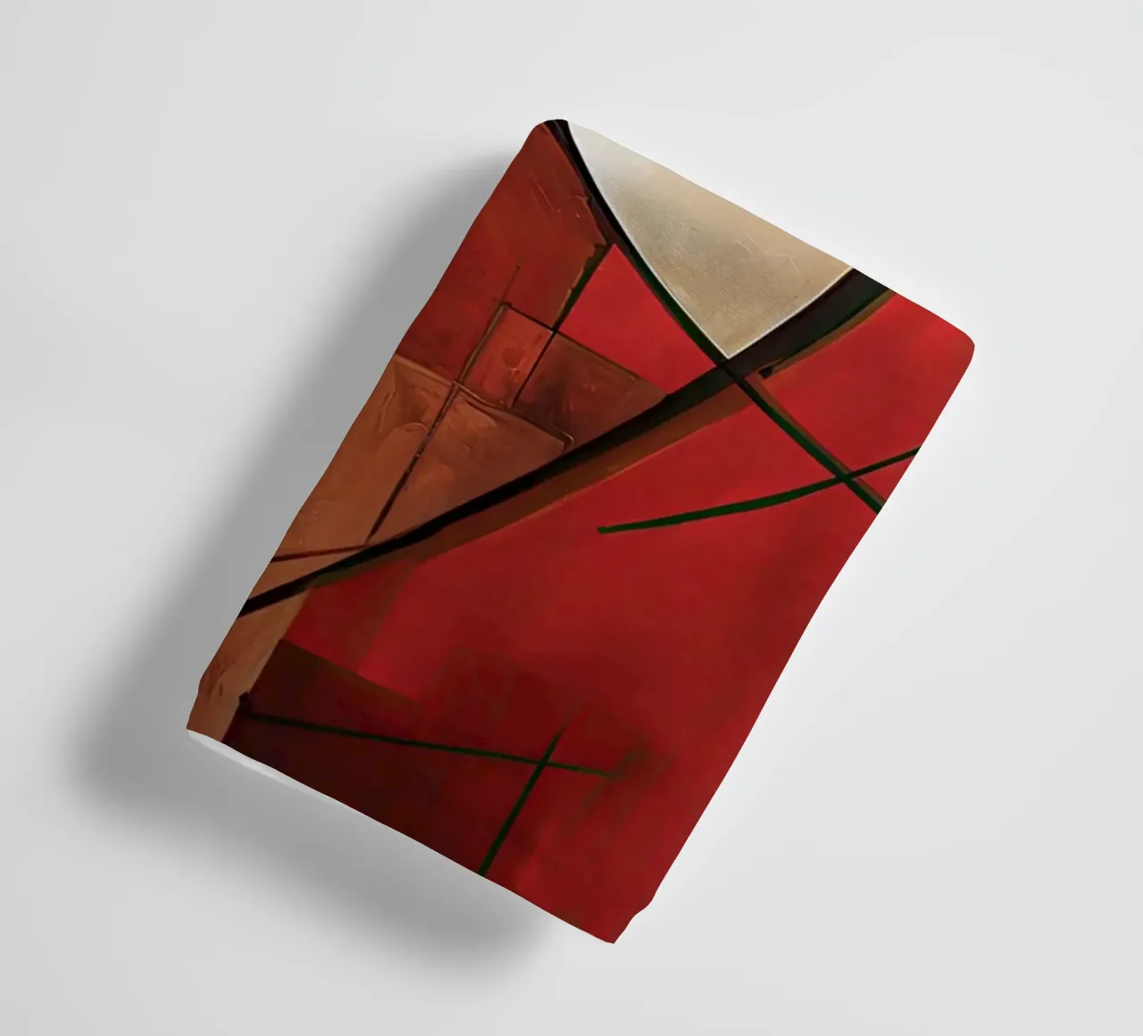 Abstract rood 4 towel by Imagine