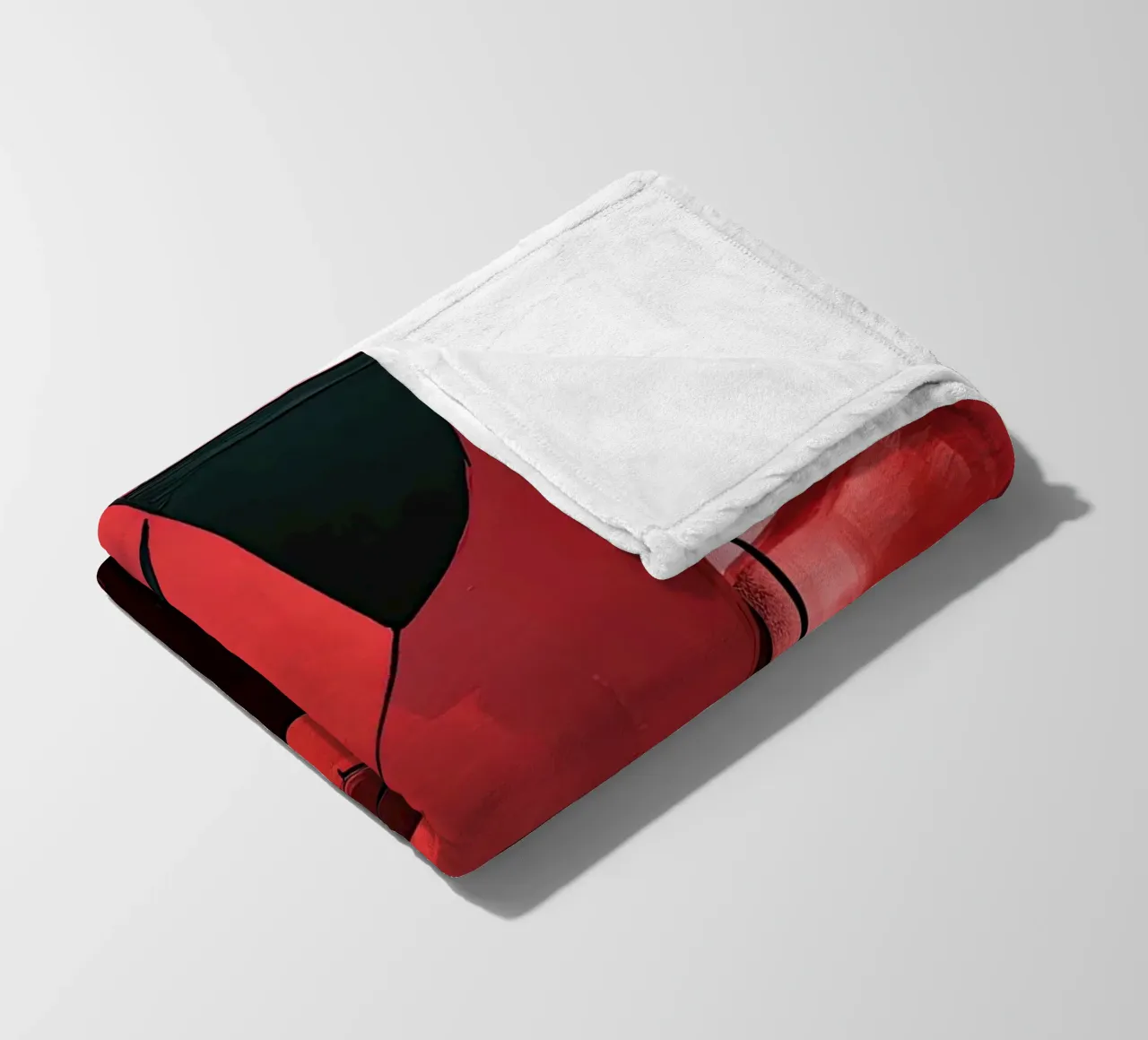 Astratto rood 7 coperta in pile da Imagine