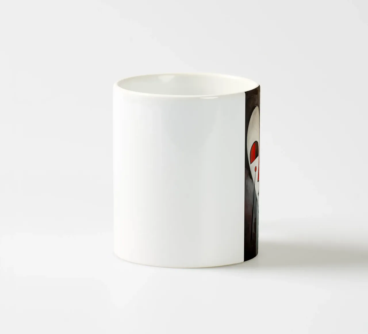 Volti astratti tazza in ceramica da Imagine