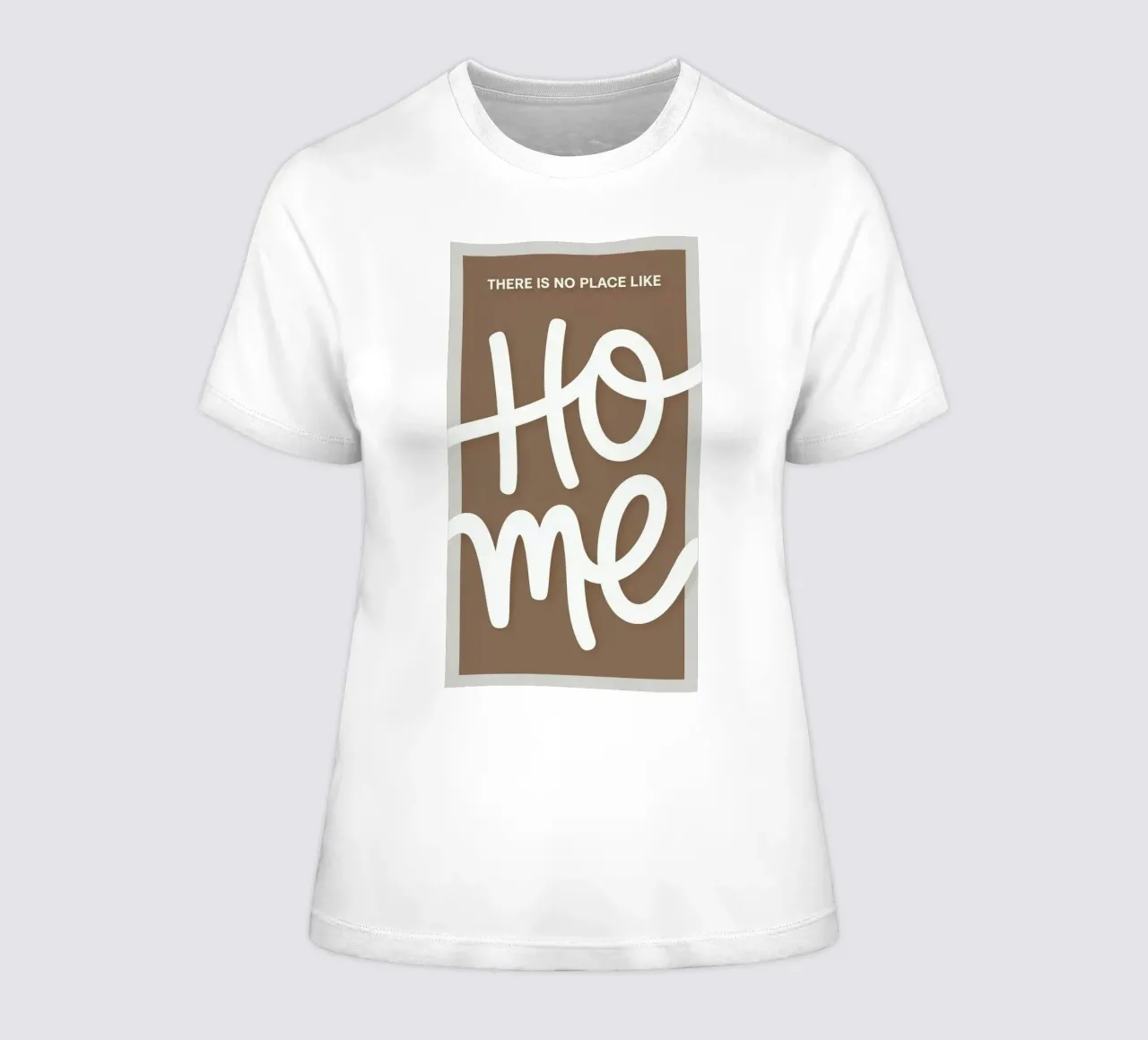 NO PLACE LIKE HOME women's fitted t-shirt by 20 Farben