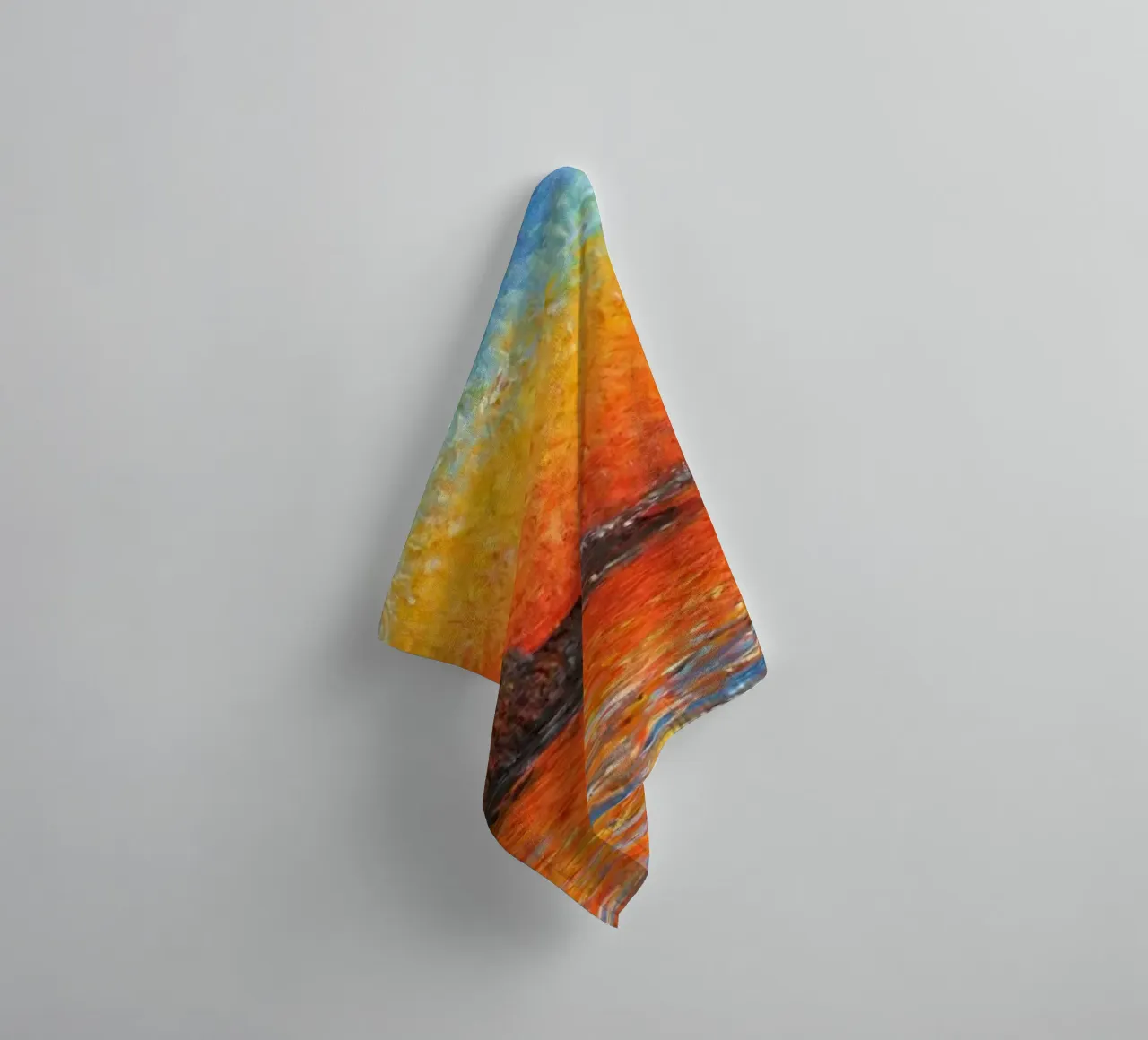 vue mercusuar coucher de soleil soir claude monet serviette de bain de belong shop