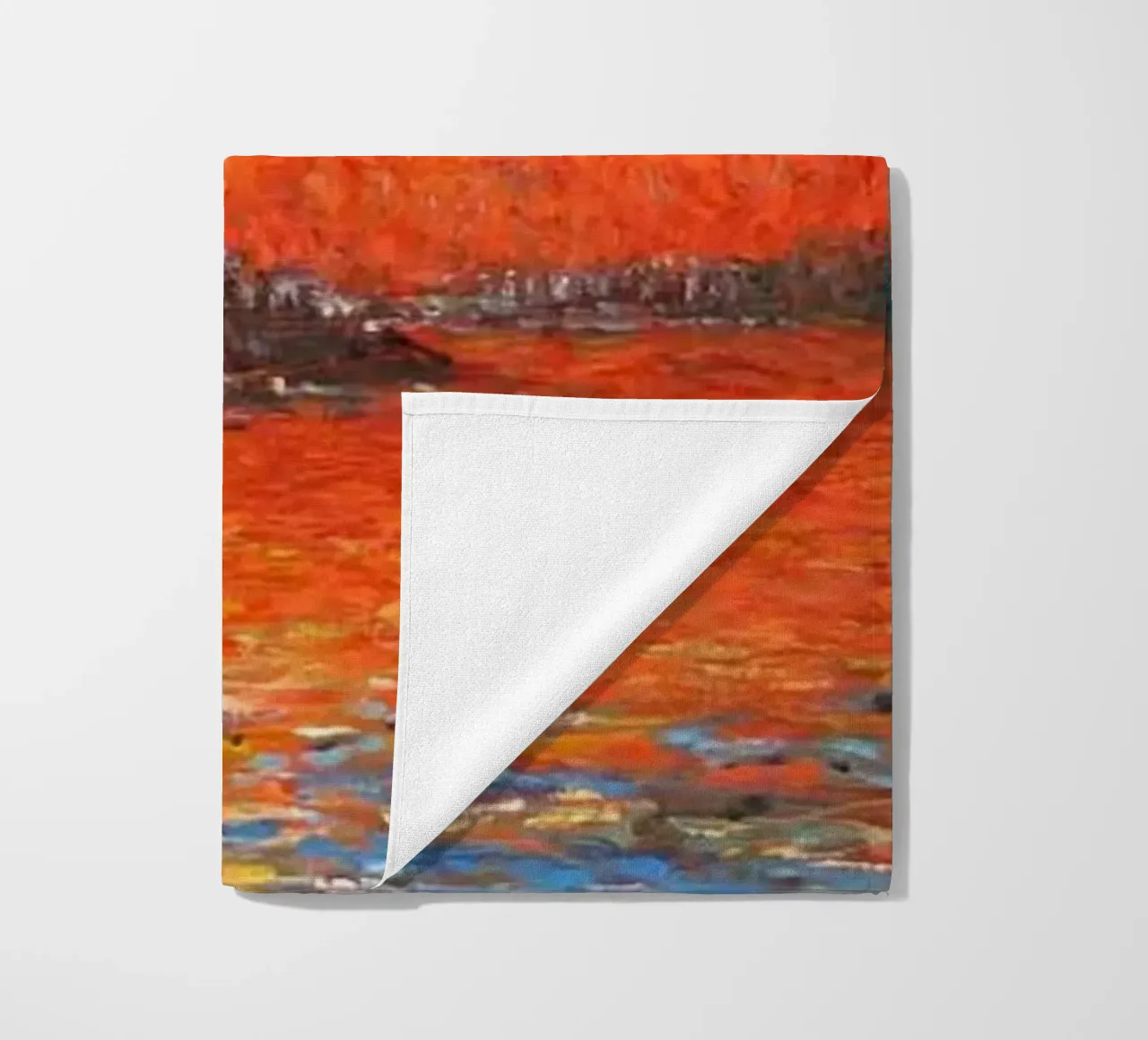 vue mercusuar coucher de soleil soir claude monet serviette de plage de belong shop