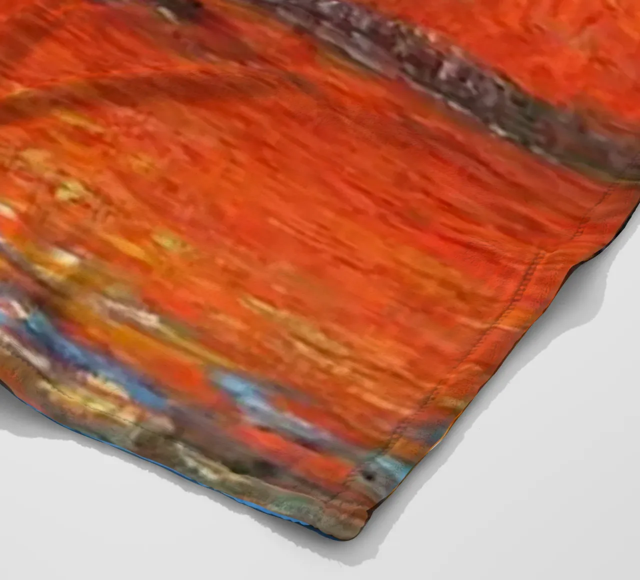 vue mercusuar coucher de soleil soir claude monet plaid polaire de belong shop