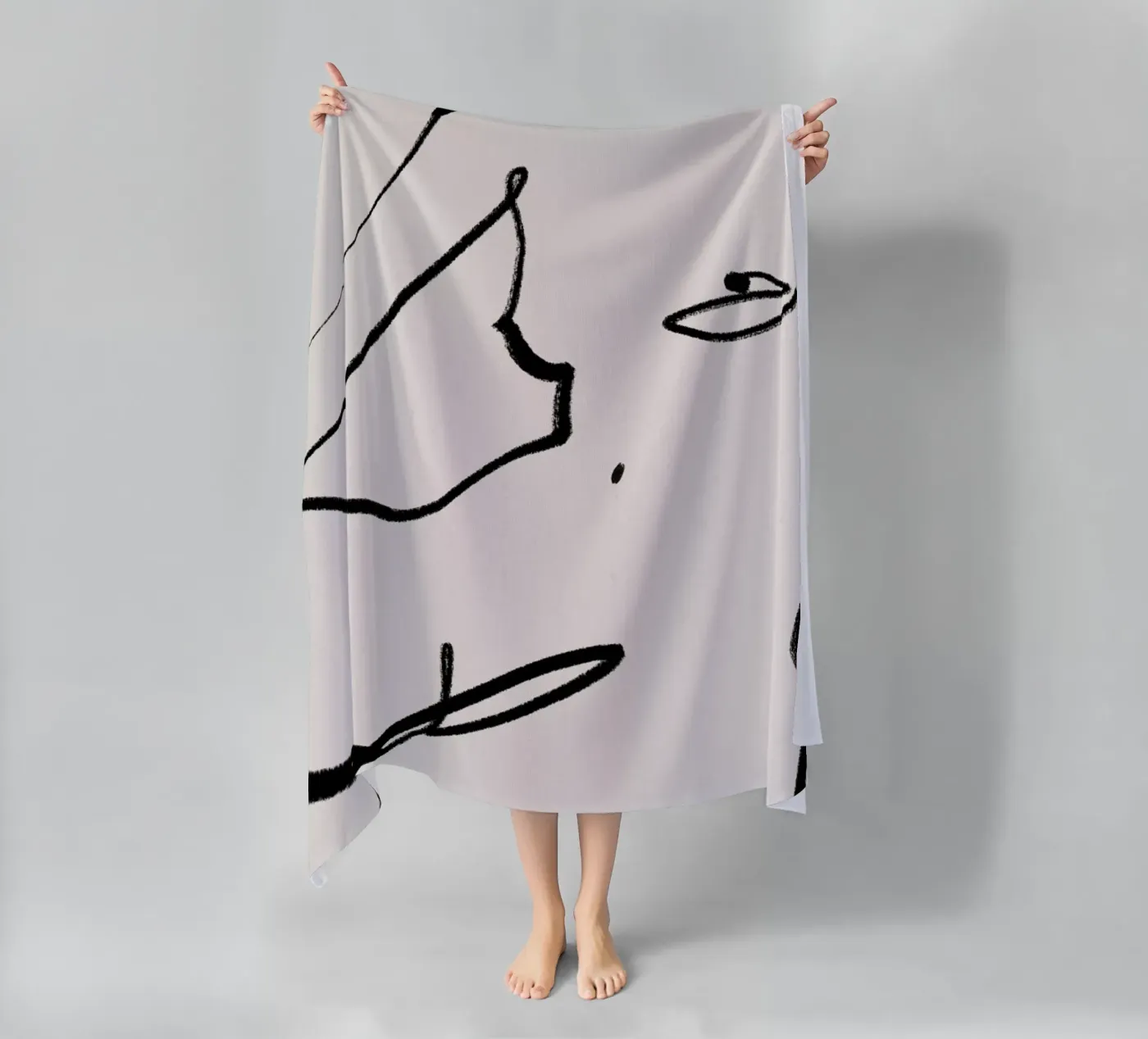 Softly beach towel by Kit Agar