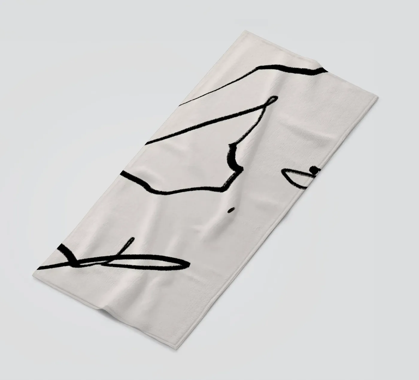 Softly beach towel by Kit Agar