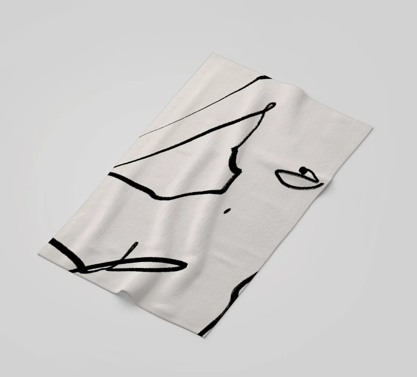 Softly beach towel by Kit Agar