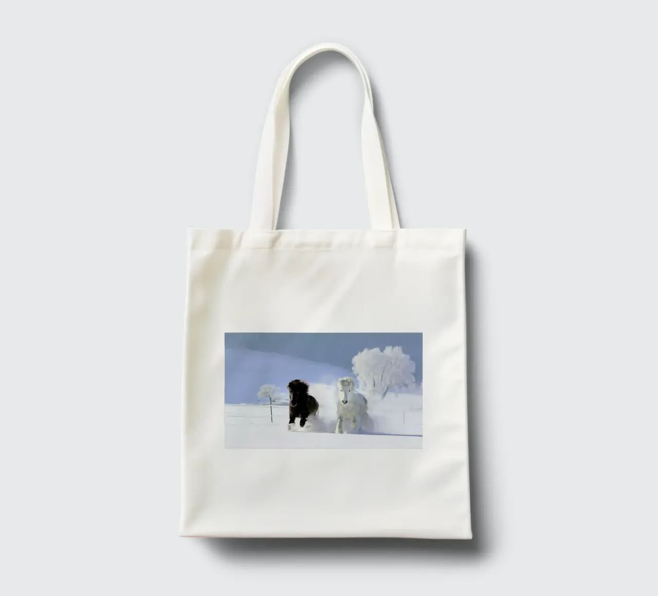 Racing Through the Snow borsa in juta da EyeEm Mobile GmbH